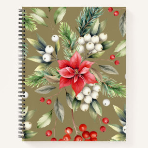 Buntes Weihnachts-Notizbuch – Festliches Winter-De Notizblock