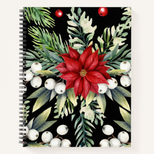 Buntes Weihnachts-Notizbuch – Festliches Winter-De Notizblock