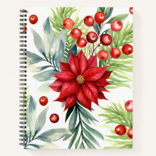 Buntes Weihnachts-Notizbuch – Festliches Winter-De Notizblock