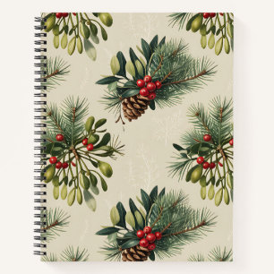 Buntes Weihnachts-Notizbuch – Festliches Winter-De Notizblock