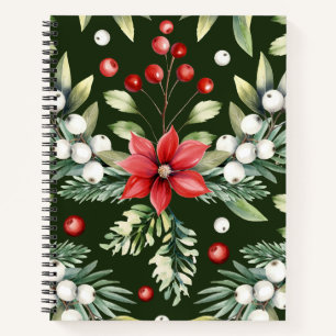 Buntes Weihnachts-Notizbuch – Festliches Winter-De Notizblock