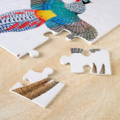 Buntes wildes Fasan-Puzzlespiel Puzzle (Seite)