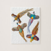 Buntes wildes Fasan-Puzzlespiel Puzzle (Vertikal)