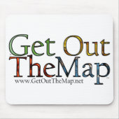 Buntes Wörter mousepad (Vorne)