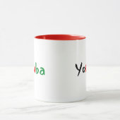 Buntes Yoruba Panafrikanisches Tasse (Zentrum)