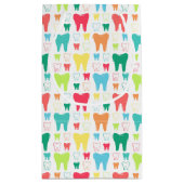 Buntes Zahn-Muster Kleine Geschenktüte (Rückseite)