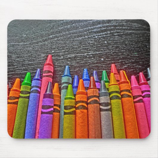 Buntes Zeichenstift-gute Idee mousepad (Vorne)