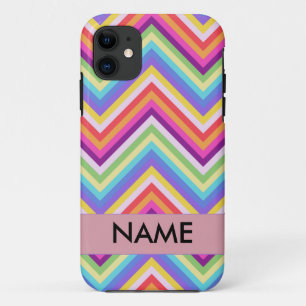 Buntes Zickzack Muster-personalisierter Fall Case-Mate iPhone Hülle