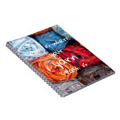 Buntes Zuhause ist, wo Ihr Garnversteck ist Notizblock (Rechte Seite)