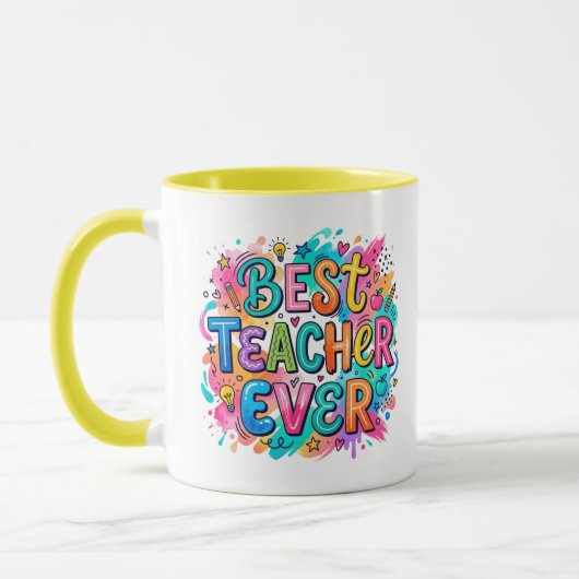 Buntester-Lehrer-Mug Tasse (Links)