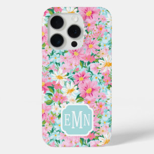 Buntgarten-Monogramm Case-Mate iPhone Hülle