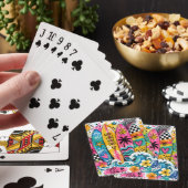 BUNTGEFÄRBTE SOMMER-SURFBRETTER SPIELKARTEN (In Situ)