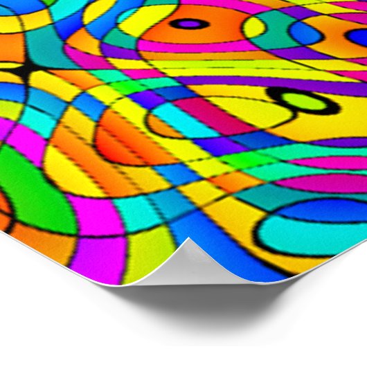 Buntglas 2010-Poster Poster (Ecke)