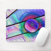 Buntglas 3 Mousepad (Mit Mouse)