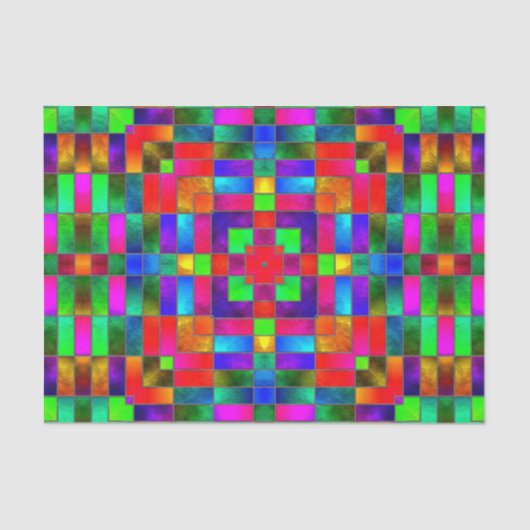 Buntglas 6 seidenpapier (Vorderseite)