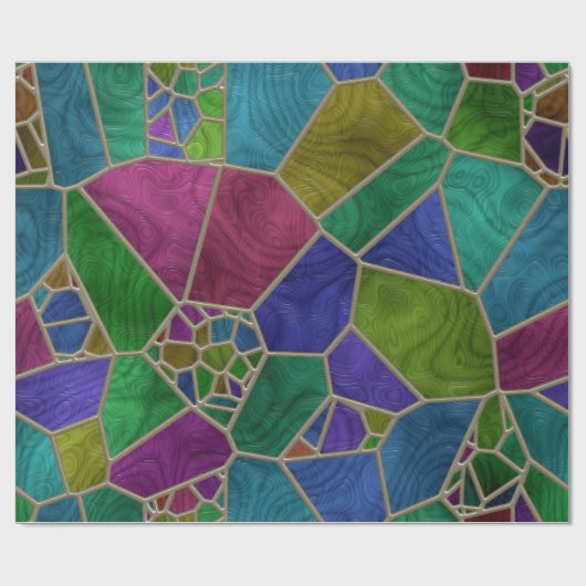 Buntglas 9 geschenkpapier (Flach)