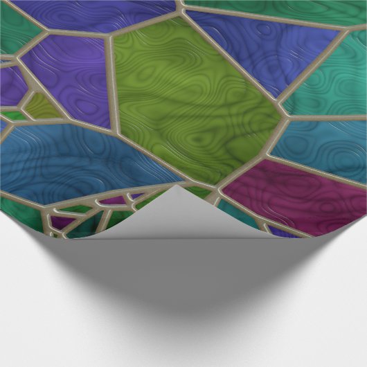 Buntglas 9 geschenkpapier (Ecke)