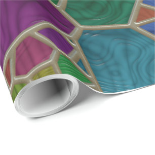 Buntglas 9 geschenkpapier