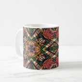 Buntglas Ahorn Kaffeetasse (Vorderseite Links)