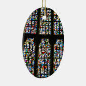 Buntglas-Barcelona-Fotografie Sagrada Familia Keramik Ornament (Rechts)