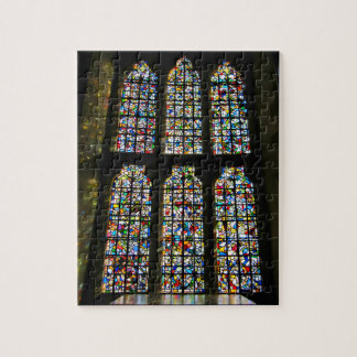 Buntglas-Barcelona-Fotografie Sagrada Familia Puzzle
