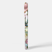 Buntglas-Blumen-iPhone-Hülle Rosa Goldene Blume Case-Mate iPhone Hülle (Rückseite / Links)