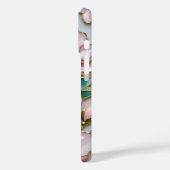 Buntglas-Blumen-iPhone-Hülle Rosa Goldene Blume Case-Mate iPhone Hülle (Rückseite / Links)