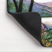 Buntglas BlumenMousepad Mousepad (Ecke)