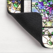 Buntglas BlumenMousepad Mousepad (Ecke)