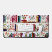 Buntglas Bücherregal Schreibtischunterlage (Tastatur & Maus)