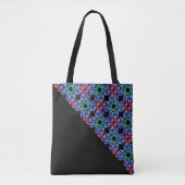 Buntglas (Dreieckig - Mitternacht) Tasche (Vorderseite)