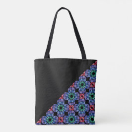 Buntglas (Dreieckig - Mitternacht) Tasche