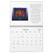 Buntglas durch einzigartiges Glas 2011 Kalender (Feb 2027)