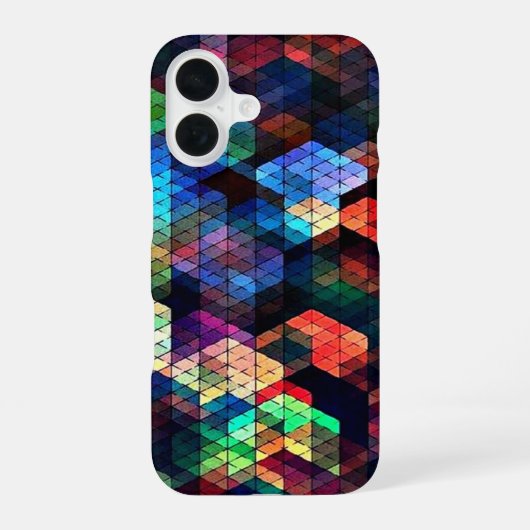 Buntglas-Effekt iPhone 16 Hülle (Rückseite)