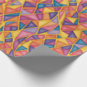 Buntglas-Effekt-Regenbogen-Geschenkpapier Geschenkpapier (Ecke)