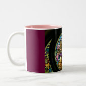 Buntglas-Engel--Tasse Zweifarbige Tasse (Links)