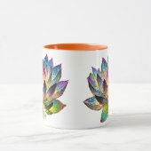 Buntglas Farbige Lotusblume Tasse (Zentrum)