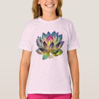 Buntglas Farblose Lotusblume