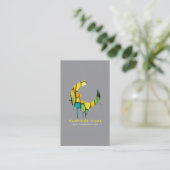 Buntglas-Farbschwung-Design – Anpassbar Visitenkarte (Stehend Vorderseite)