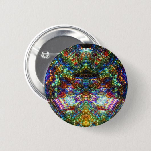 Buntglas-Fenster Button (Vorne & Hinten)