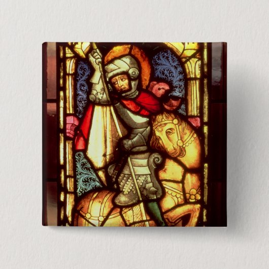 Buntglas-Fenster Button (Vorderseite)