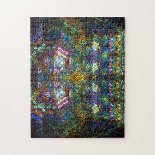 Buntglas-Fenster Puzzle (Vertikal)