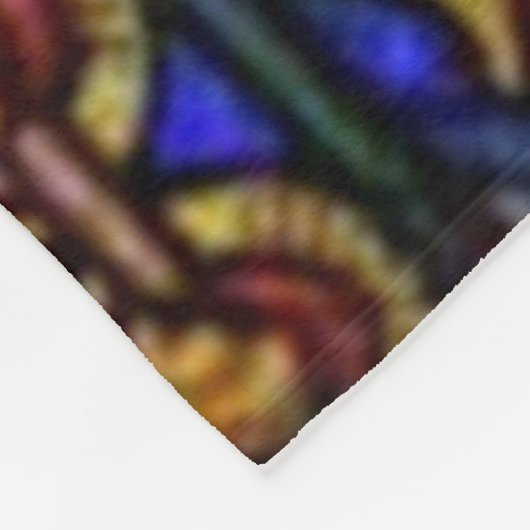 BUNTGLAS FLEECEDECKE (Ecke)