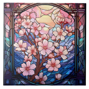 Buntglas Fliese