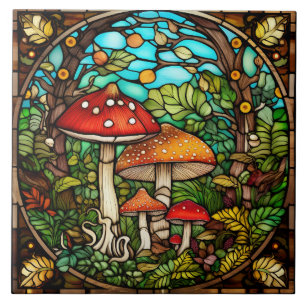 Buntglas fliese