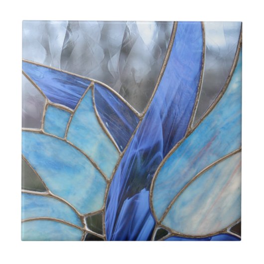 Buntglas Fliese (Vorderseite)