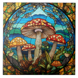 Buntglas fliese