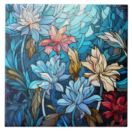 Buntglas  fliese