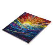  Buntglas  Fliese (Seite)