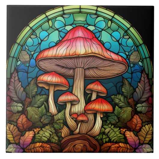 Buntglas fliese (Vorderseite)